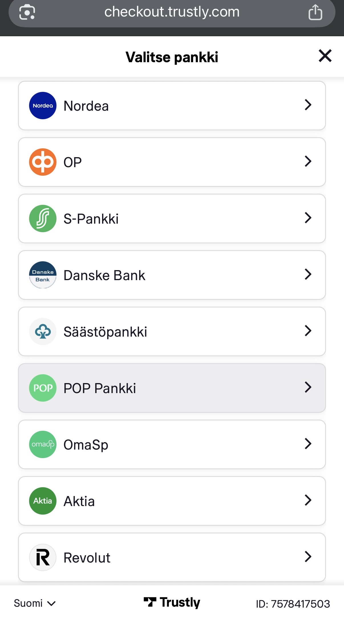 OneRush Maksuvaihtoehdot