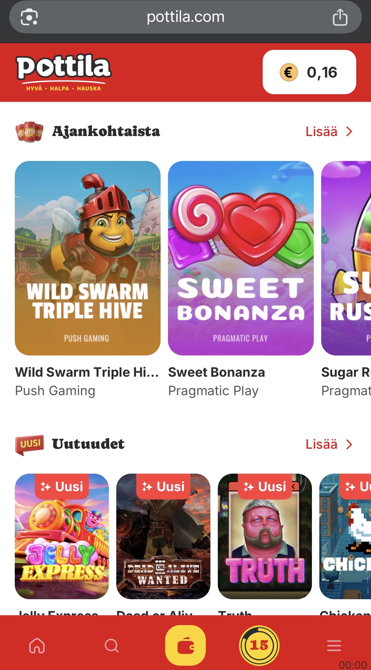 Pottila ajankohtaista